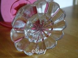 Style Baccarat 2 Anciennes Coupes Champagne Cristal Doubler Coloer Rouge 19 Eme