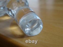 Style Saint Louis Ancienne Carafe A Vin Cristal Gravure Modele Florale Ep 1920