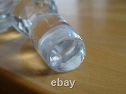 Style Saint Louis Ancienne Carafe A Vin Cristal Gravure Modele Florale Ep 1920