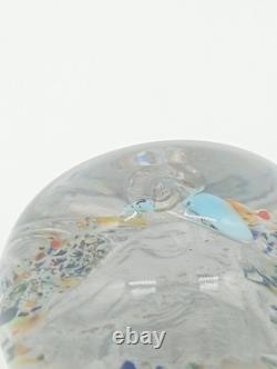 Sulfure Presse Papier Ancien Vierge Marie Verre Pied Tripode France XIXem Siècle