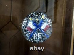 Sulfure presse-papiers ancien marqué RF