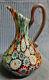Superbe Ancien Vase Aiguière Millefiori De Murano D1912