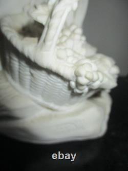 Superbe ancien faune ou satyre diable en biscuit de sevres