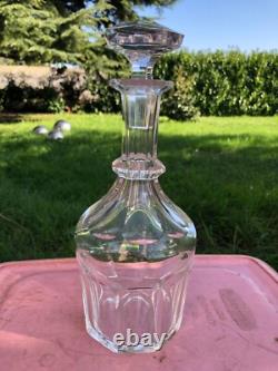 Superbe ancienne carafe à facettes en cristal Baccarat HARCOURT 2