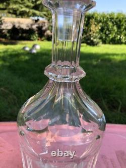 Superbe ancienne carafe à facettes en cristal Baccarat HARCOURT 2
