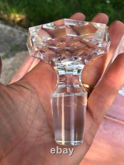 Superbe ancienne carafe à facettes en cristal Baccarat HARCOURT 2