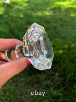 Superbe ancienne carafe à facettes en cristal Baccarat HARCOURT 2