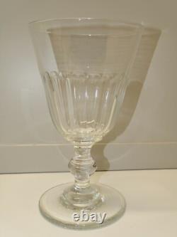-TRES GRAND VERRE CRISTAL LOUIS PHILIPPE COLLECTION VERRE ANCIEN XIXe VITRINE D