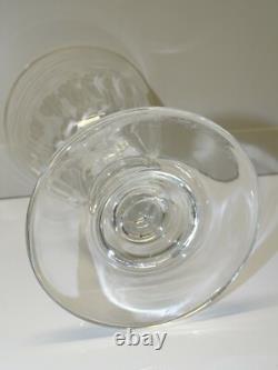 -TRES GRAND VERRE CRISTAL LOUIS PHILIPPE COLLECTION VERRE ANCIEN XIXe VITRINE D