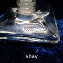 Toujours fidèle dOrsay flacon parfum ancien cristal vide