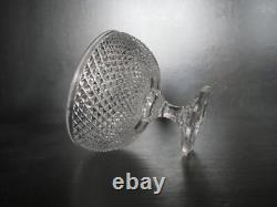 Trés ancien drageoir bonbonnière boite cristal moulé Charles X Diamant Baccarat