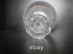 Trés ancien drageoir bonbonnière boite cristal moulé Charles X Diamant Baccarat