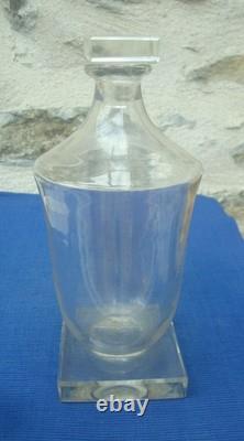 V70 Lourde Carafe Cristal Baccarat ancien Modèle YACHT par George Chevalier Rare
