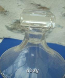 V70 Lourde Carafe Cristal Baccarat ancien Modèle YACHT par George Chevalier Rare