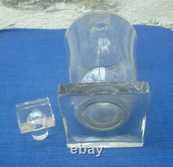 V70 Lourde Carafe Cristal Baccarat ancien Modèle YACHT par George Chevalier Rare