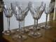 VAL ST LAMBERT 6 ANCIENS VERRES PORTO APERITIF CRISTAL MOD ZERMATT AVON 13 cm