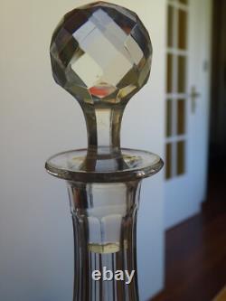 Val Saint Lambert Cristal Ancienne Carafe A Vin Modele Epoque 1920