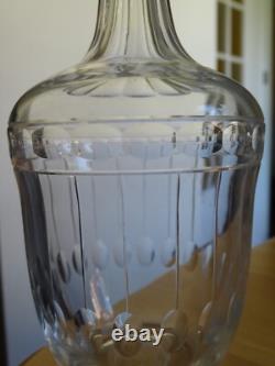 Val Saint Lambert Cristal Ancienne Carafe A Vin Modele Epoque 1920