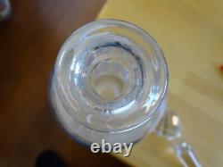 Val Saint Lambert Cristal Ancienne Carafe A Vin Modele Epoque 1920