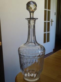 Val Saint Lambert Cristal Ancienne Carafe A Vin Modele Epoque 1920