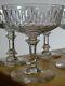 Val St Lambert 6 Anciennes Coupes A Champagne Cristal Tailler Modele Graciosa