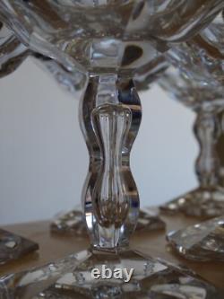 Val St Lambert Cristal Modele Lalaing 6 Anciennes Coupes A Champagne
