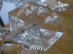 Val St Lambert Cristal Modele Lalaing 6 Anciennes Coupes A Champagne