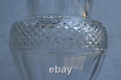 Vase Ancien Médicis en Cristal Taille de BACCARAT modèle Sévigné (no daum, gallé)