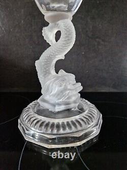 Vase Cristal Dauphin Baccarat Portieux Monumentale Ancien