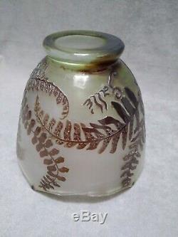 Vase Gallé ancien signature 1894-1904 Art Nouveau