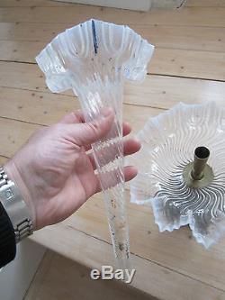 Vase Tulipier Ancien Old Glass En Verre De Murano Vasque Opalescent Modern Art