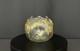 Vase ancien forme boule en verre &eacute;maill&eacute; et dor&eacute;, d&eacute;cor floral, vers 1900
