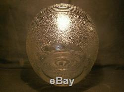 Vase ancien verre ou cristal gravé granité époque ART DECO DAUM 12 cm