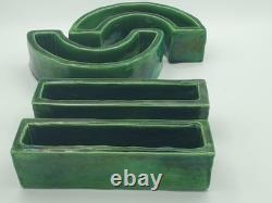 Vase chemin de table ceramique ancien style style chemin de table baccarat