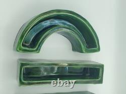 Vase chemin de table ceramique ancien style style chemin de table baccarat