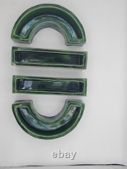 Vase chemin de table ceramique ancien style style chemin de table baccarat