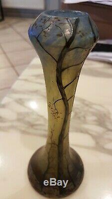 Vase legras acide- Superbe Verrerie ancienne