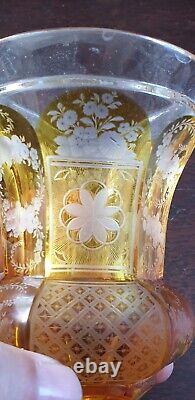 Verre En Cristal De Baccarat Ancien Napoleon III Splendide Cisele Old Glass