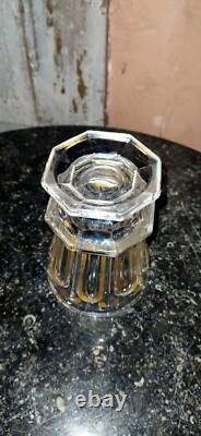 Verre gobelet ancien en Cristal Baccarat Charles X rare dorure H 12 cm XIX ème