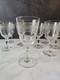 Verres A Pied Anciens Cristal Guilloch&eacute;s 19&egrave;me